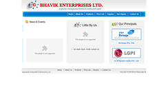 Desktop Screenshot of bhavikenterprises.com